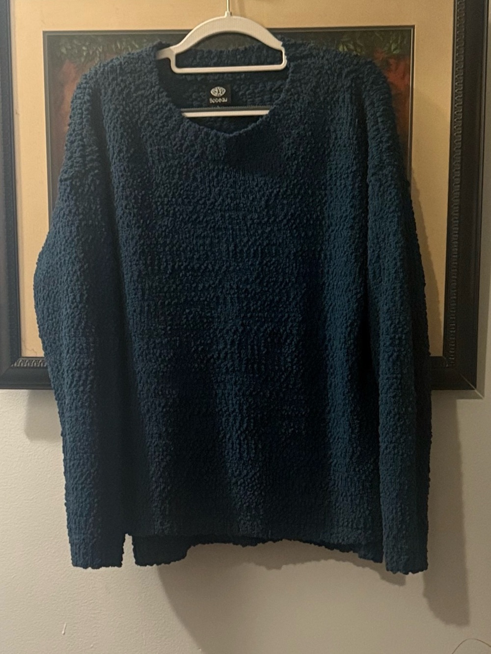 Bobeau Crewneck Sweater - Deep Teal